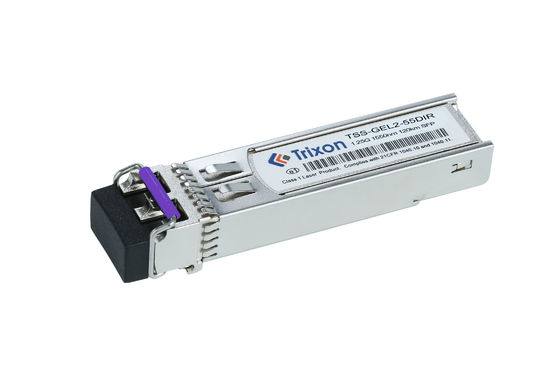 購入 TSS-GEL2-55DIR 1.25G SFP 120km トランシーバー -40°C~+85°C 温度 SMFファイバータイプ 1550nm-DFB オンライン製造