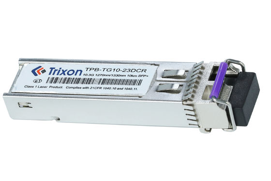 購入 TPB-TG10-23DCR 10G 10km TX1270nm,RX1310nm BIDI LCコネクタ SFP+トランシーバーモジュール MSA SFF-8472対応 オンライン製造