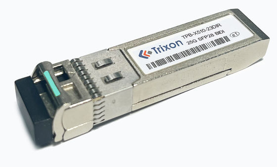 TX1270nm RX1330nm QSFPトランシーバーモジュール 25G SFP28 オプティカルトランシーバー