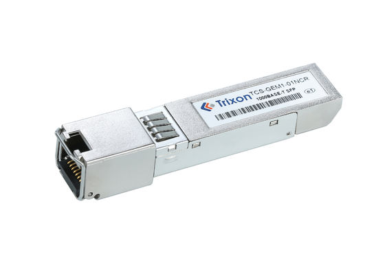 RJ-45 10gbe 銅トランシーバー SFP 1.25Gbps 10M 100M 1000M TCS-GEM1-01NCR