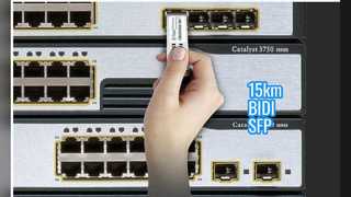 2.5G BIDI SFP 15km トランシーバー モジュール